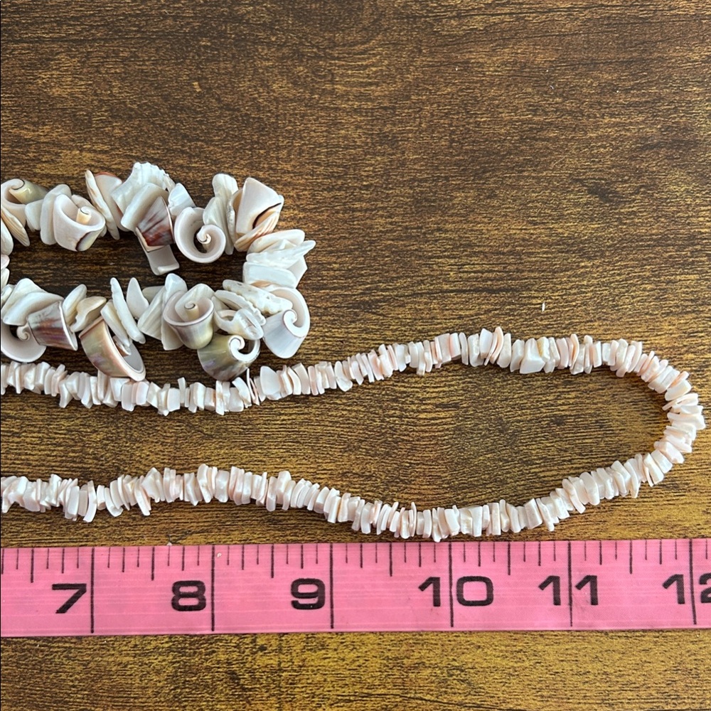 Shell Bead Necklace Set
